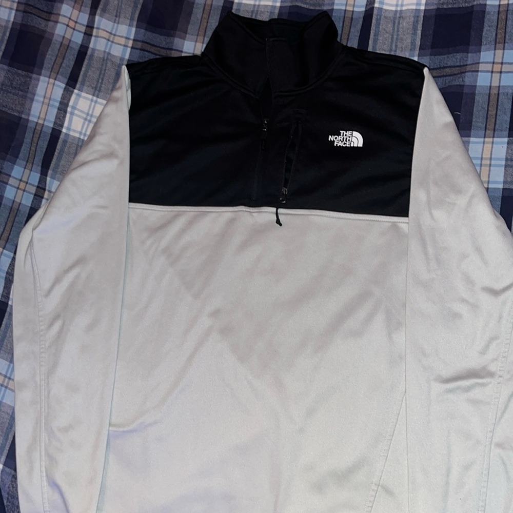 Medium North face zip up sweater